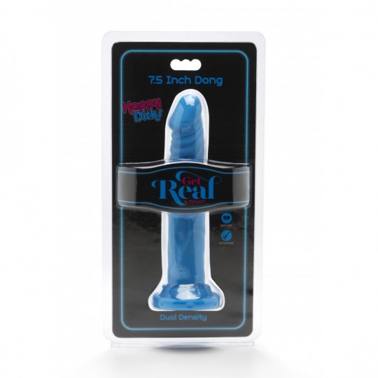 GODE HAPPY DICKS DONG 7.5 INCH BLEU GET REAL