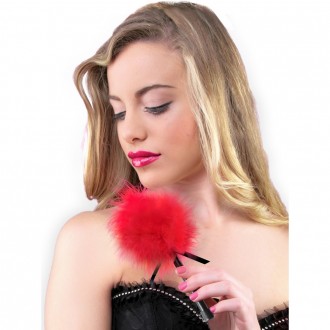 PLUMERO DE PLUMAS MARABU ROJO SECRET PLAY