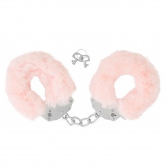 ARGUS FETISH FURRY CUFFS PINK 