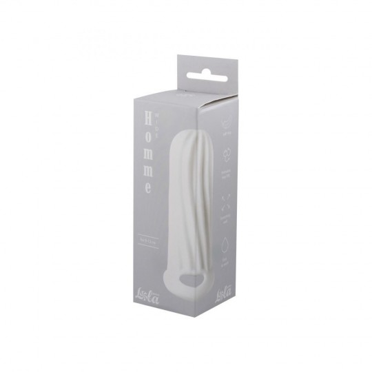 HOMME PENIS SLEEVE WIDE WHITE 9-12CM