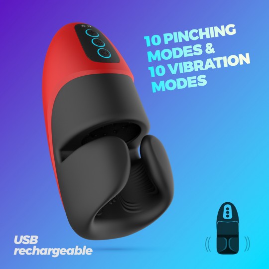 CRUSHIOUS PANCHO RECHARGEABLE MASTURBATOR WITH PRESSURE