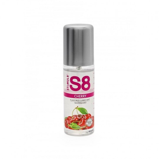 LUBRIFIANT À BASE D&#039;EAU AROMATISÉ À LA CERISE S8 STIMUL8 125ML