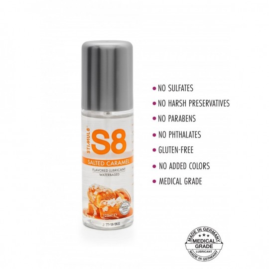 S8 FLAVORED LUBE CARAMELO 125ML