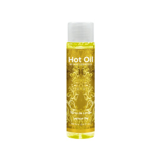 OLIO PER MASSAGGI ALLA CROSTATA DI LIMONE HOT OIL NUEI 100 ML