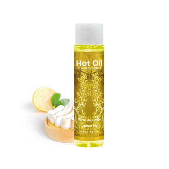 OLIO PER MASSAGGI ALLA CROSTATA DI LIMONE HOT OIL NUEI 100 ML