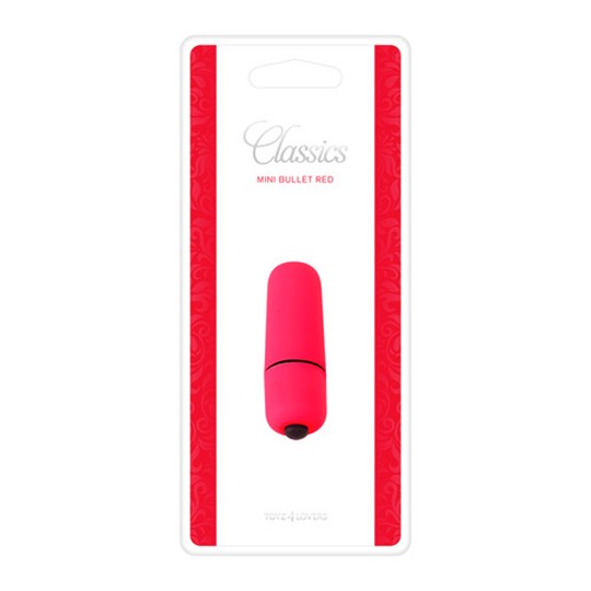 VIBRATING MINI BULLET RED