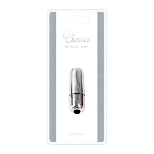 VIBRATING MINI BULLET SILVER