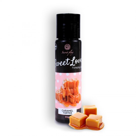 GEL LUBRICANTE CON SABOR A CARAMELO DE NATA SWEET LOVE SECRET PLAY 60ML