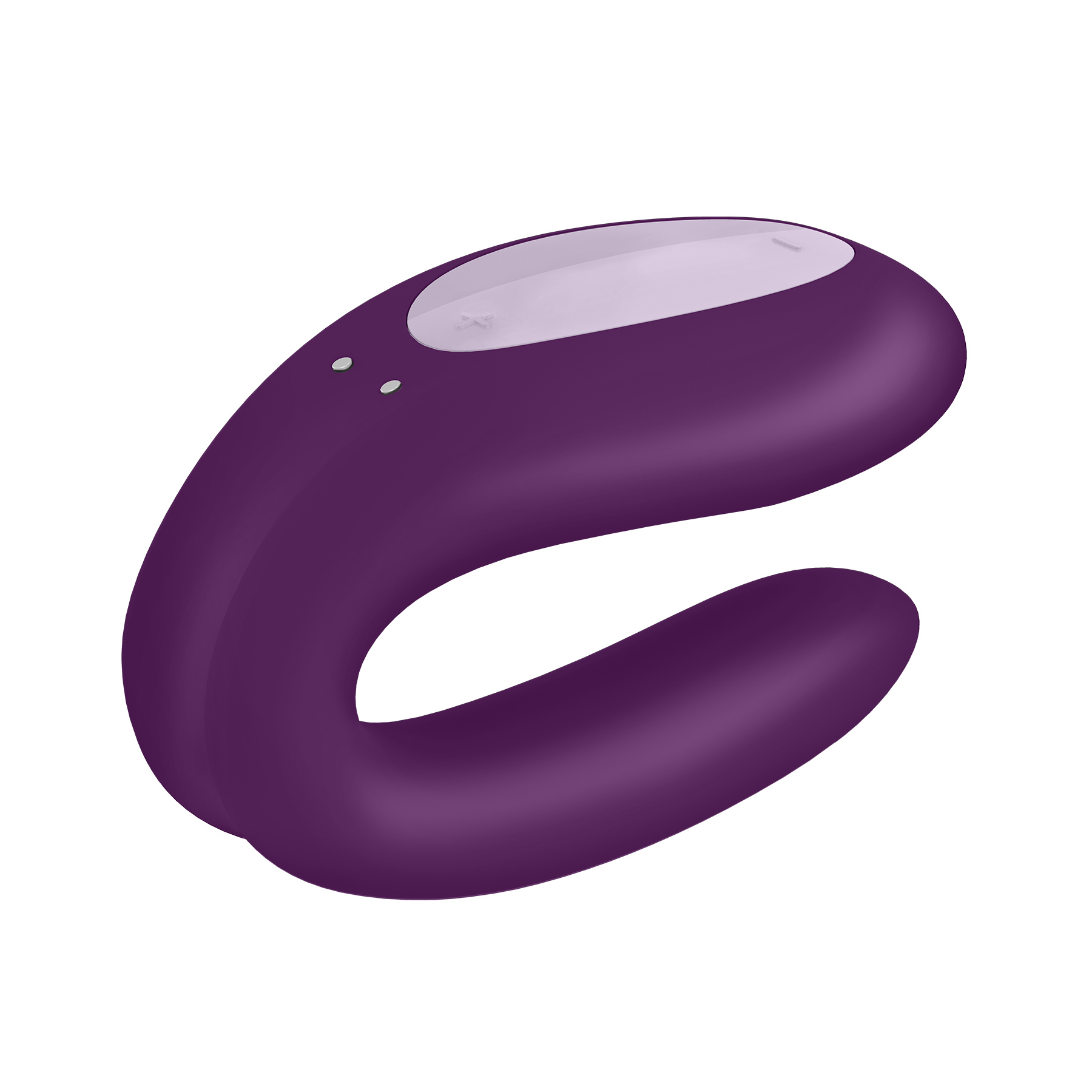 VIBRADOR DOUBLE JOY COM APP SATISFYER ROXO