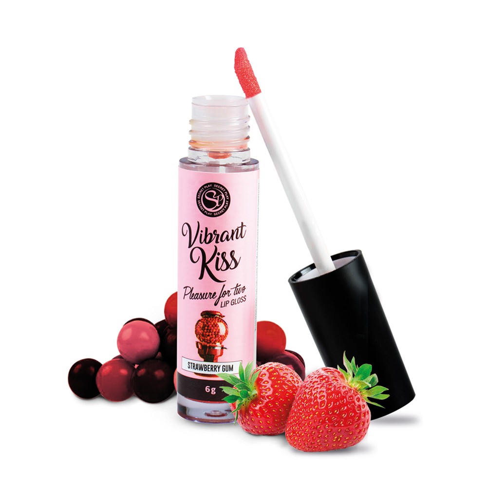 VIBRANT KISS STRAWBERRY GUM LIP GLOSS 6GR