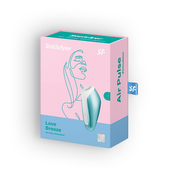 ESTIMULADOR LOVE BREEZE CON APP SATISFYER AZUL