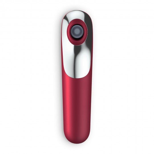 ESTIMULADOR DUAL LOVE COM APP SATISFYER VERMELHO