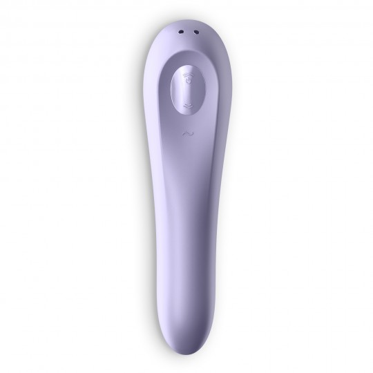 ESTIMULADOR DUAL PLEASURE CON APP SATISFYER LILA