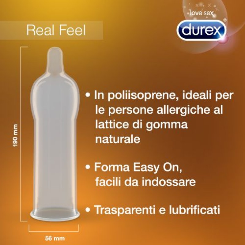 PRESERVATIVI DUREX REAL FEEL 6 UNITÀ