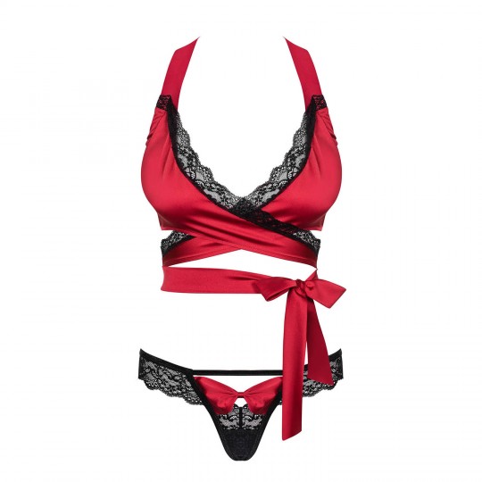 SET SENSUELIA OBSESSIVE ROSSO