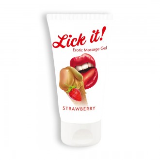 LICK-IT KISSABLE LUBRICANT STRAWBERRY 50ML