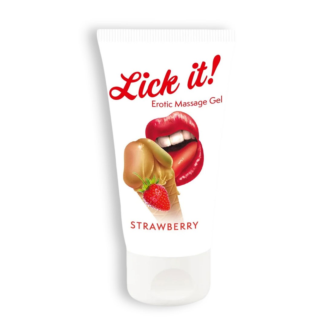 LICK-IT KISSABLE LUBRICANT STRAWBERRY 50ML