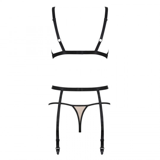 OBSESSIVE NUDELIA SET BLACK