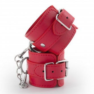 ROSSO AMARE CRUSHIOUS SERVITÙ PELLE HANDCUFFS