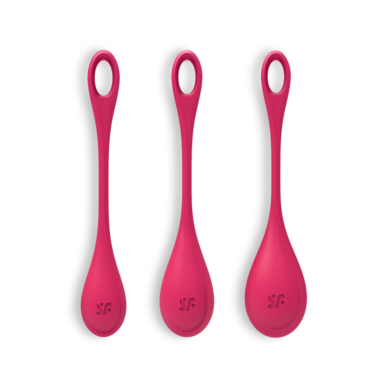 SATISFYER YONI POWER 1 3-PCS SET RED