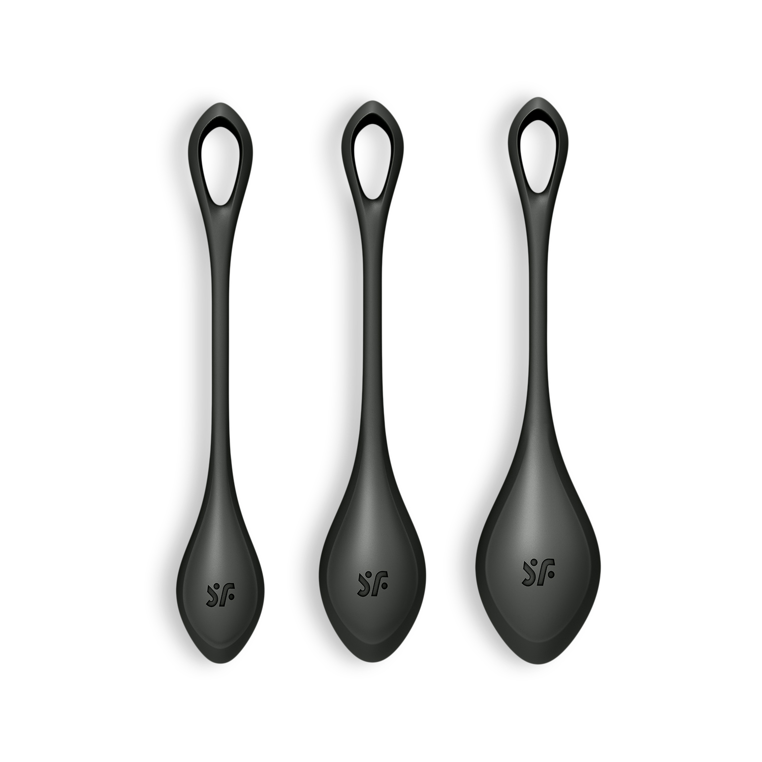 SET DI 3 PALLE DI KEGEL YONI POTENZA 2 NERO SATISFYER