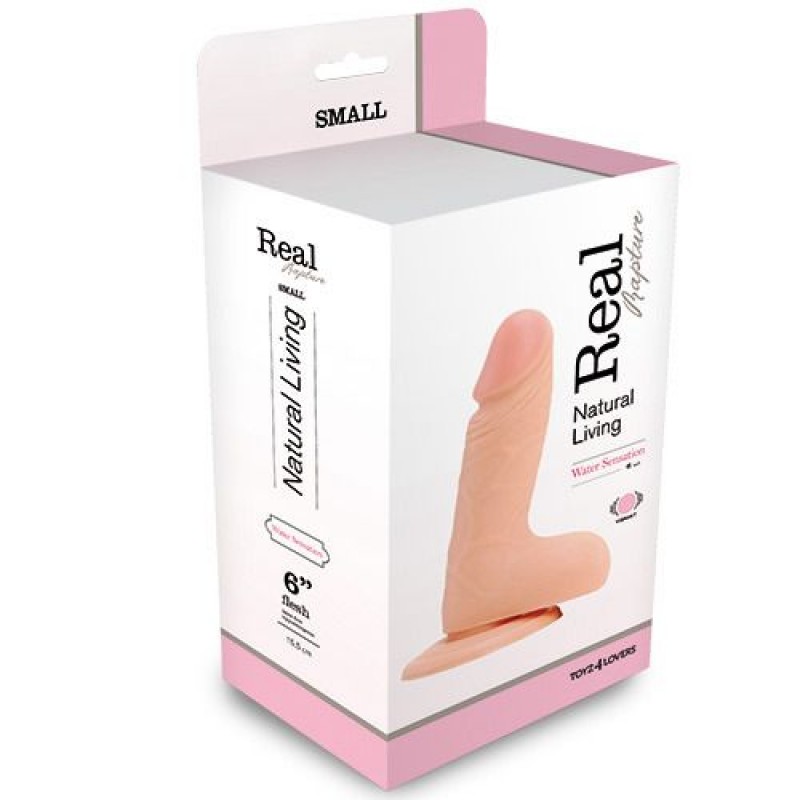 DILDO REALISTICO REALE RAPTURE ACQUA SENSAZIONI 6 &quot; BIANCO