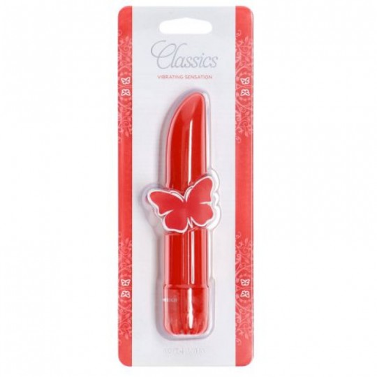 VIBRADOR CLASSICS ROJO PEQUEÑO