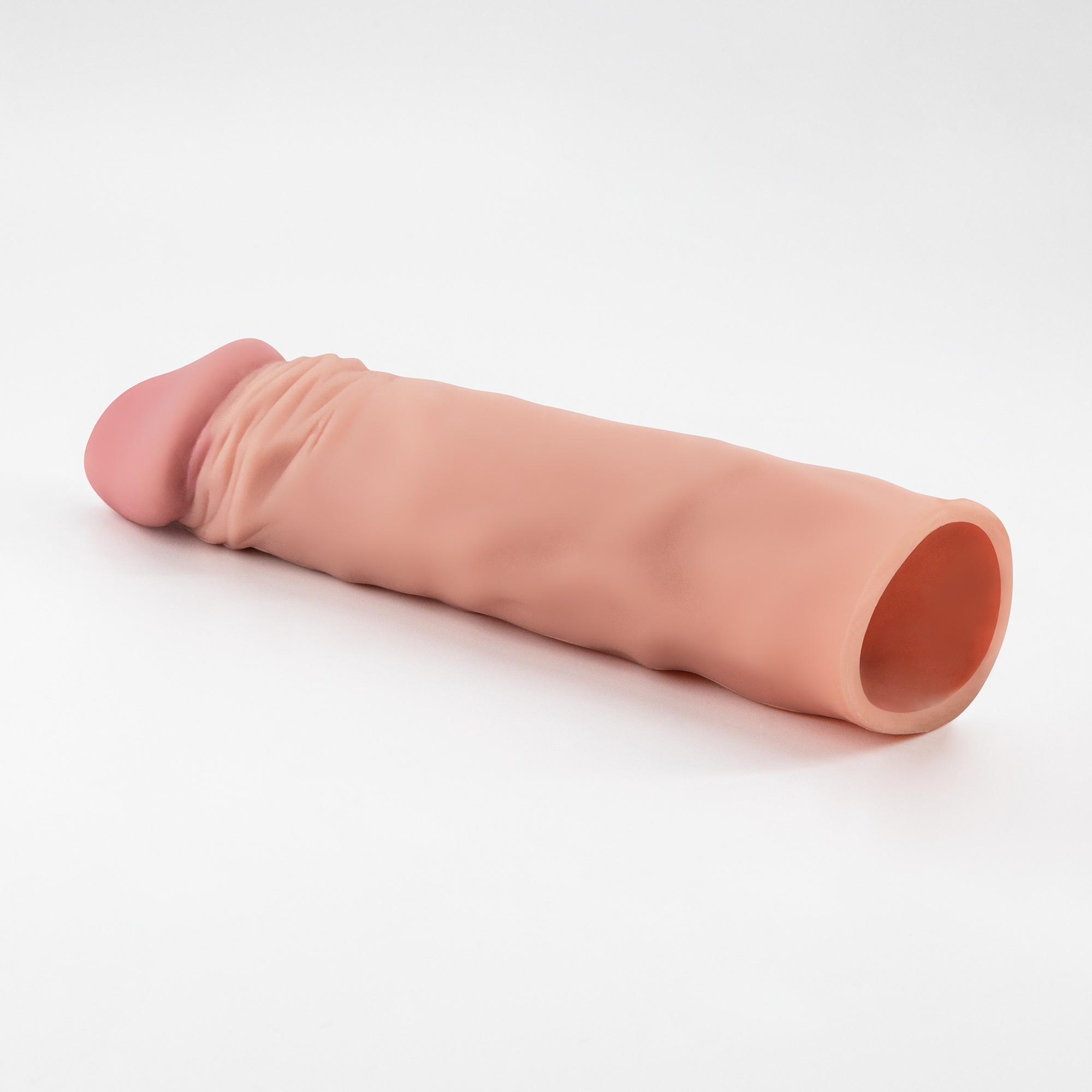 CRUSHIOUS THE MACHO REALISTIC PENIS SLEEVE WITH 2&quot; EXTENSION