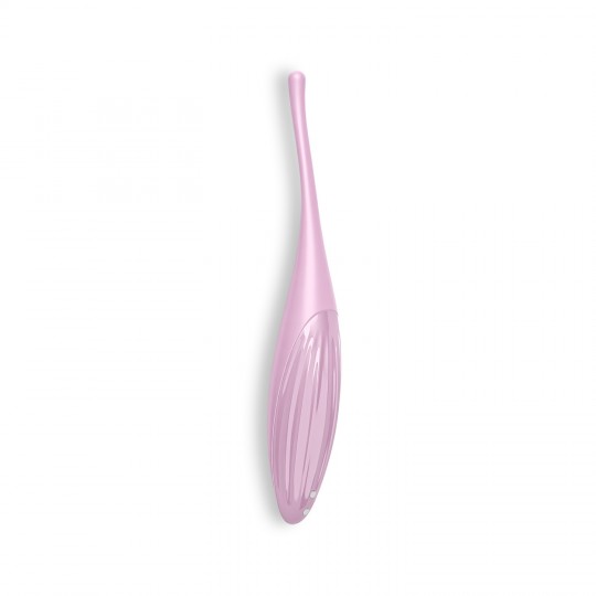 SATISFYER TWIRLING JOY VIBRATOR WITH APP PINK