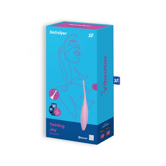 VIBRATORE TWIRLING GIOIA CON APP SATISFYER ROSA