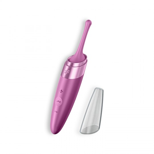 VIBRATORE TWIRLING DELIZIA SATISFYER BORDEAUX