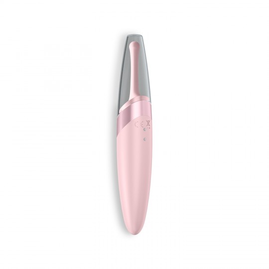 SATISFYER TWIRLING DELIGHT VIBRATOR PINK