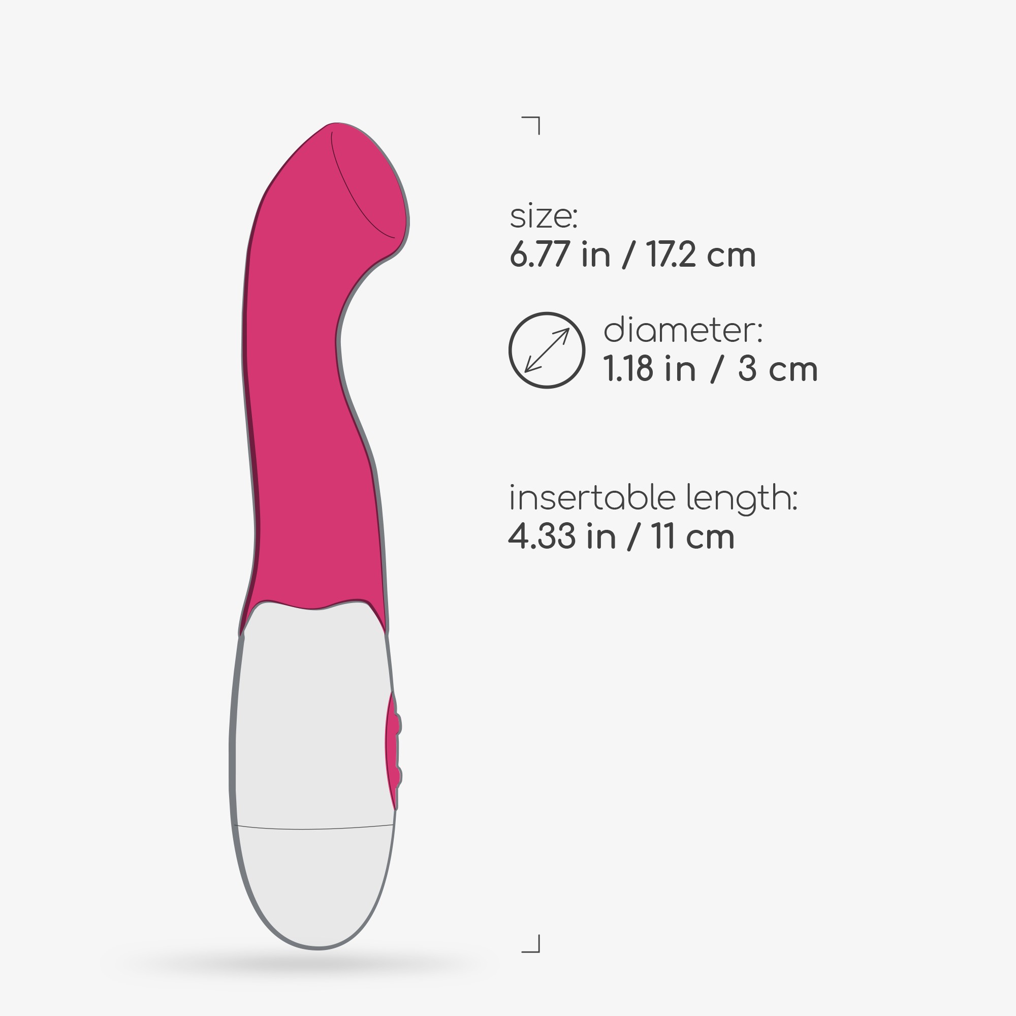 VIBRADOR TROLLIE COM LUBRICANTE DE BASE AGUA INCLUIDO CRUSHIOUS