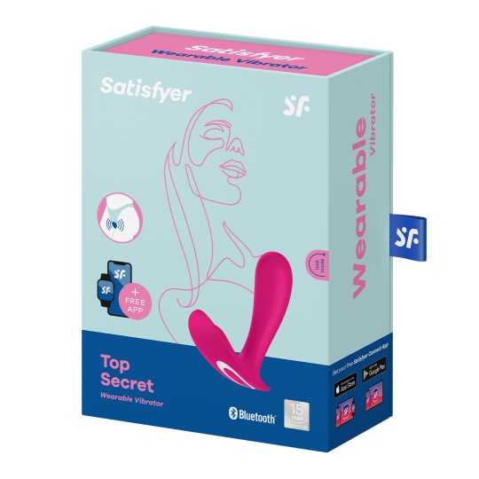 SATISFYER TOP SECRET G-SPOT STIMULATOR WITH APP PINK