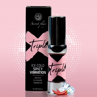 SECRET PLAY UNISEX TRIPLE X STIMULANT GEL 15ML