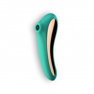 SATISFYER DUAL KISS VIBRATOR GREEN