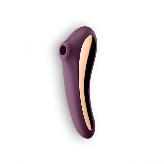 VIBRATORE DOPPIO BACIO SATISFYER BORDEAUX