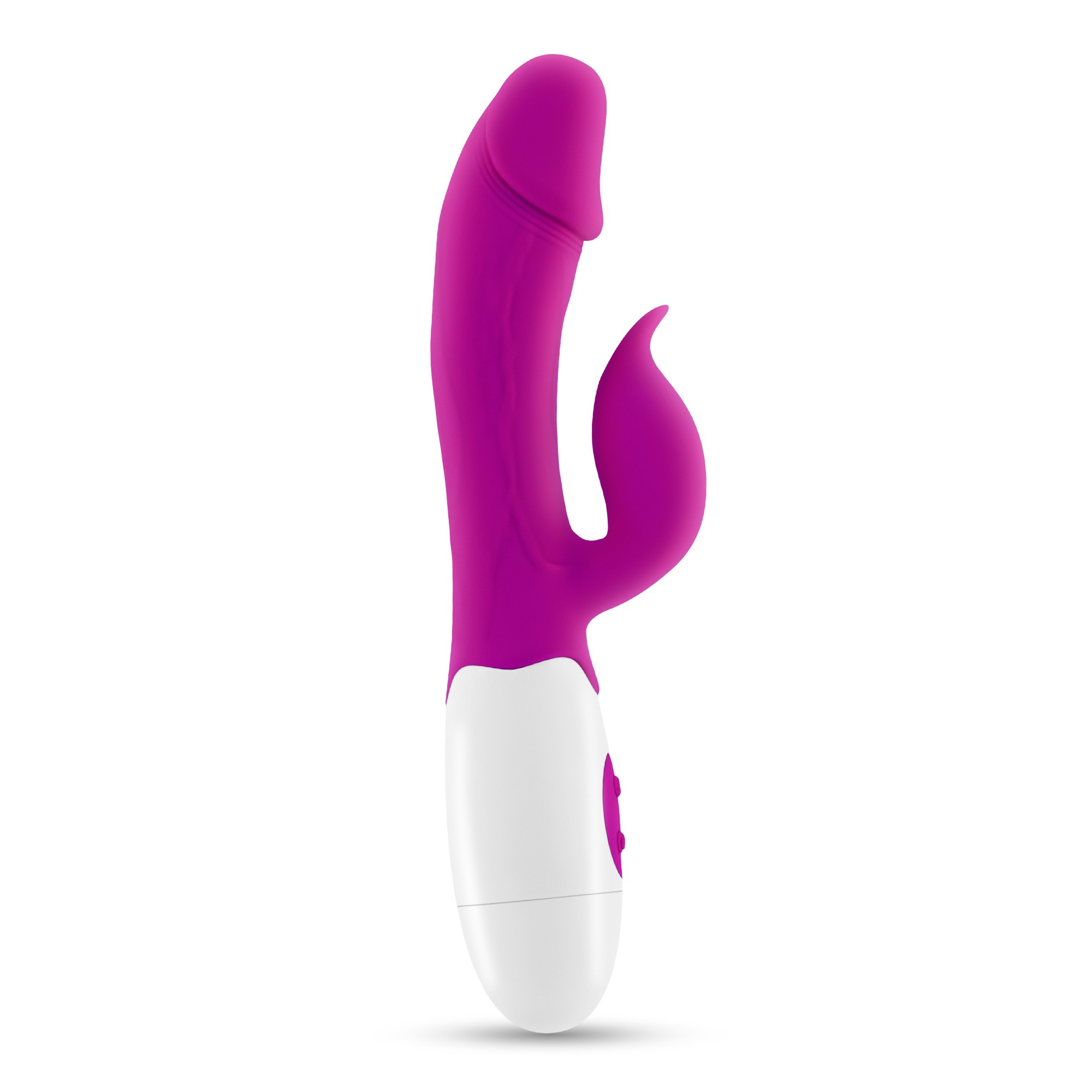 VIBRADOR CON ESTIMULADOR DE CLÍTORIS MOCHI MORADO Y LUBRICANTE DE BASE AGUA INCLUIDO CRUSHIOUS