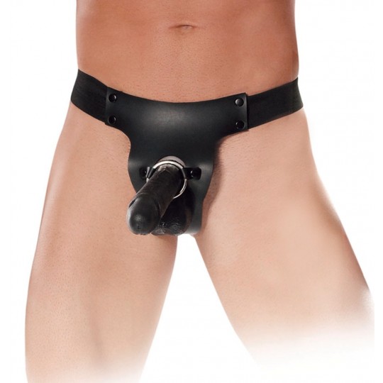 STRAP-ON HUECO 8&#039;&#039; MR. BIG HOLLOW FETISH FANTASY SERIES BLACK