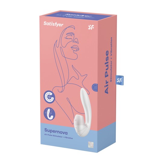 VIBRATORE SUPERNOVA SATISFYER BIANCO