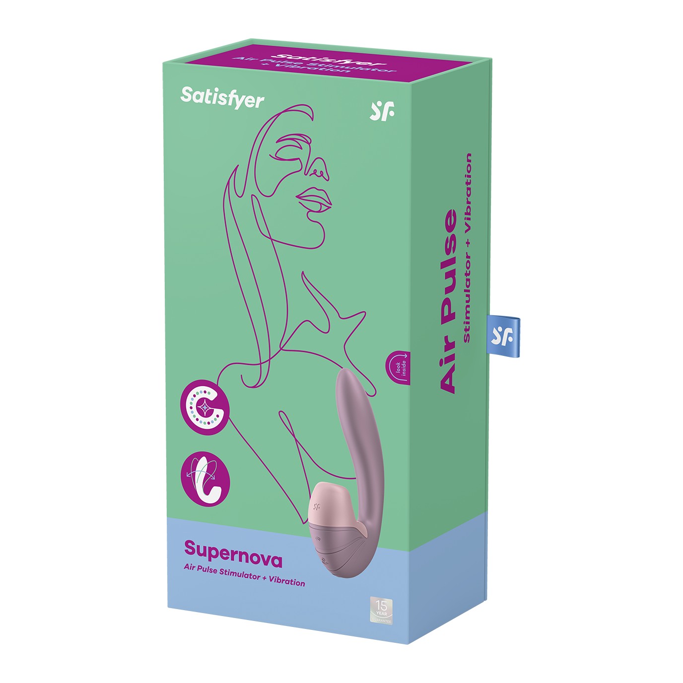 VIBRATORE SUPERNOVA SATISFYER ROSA