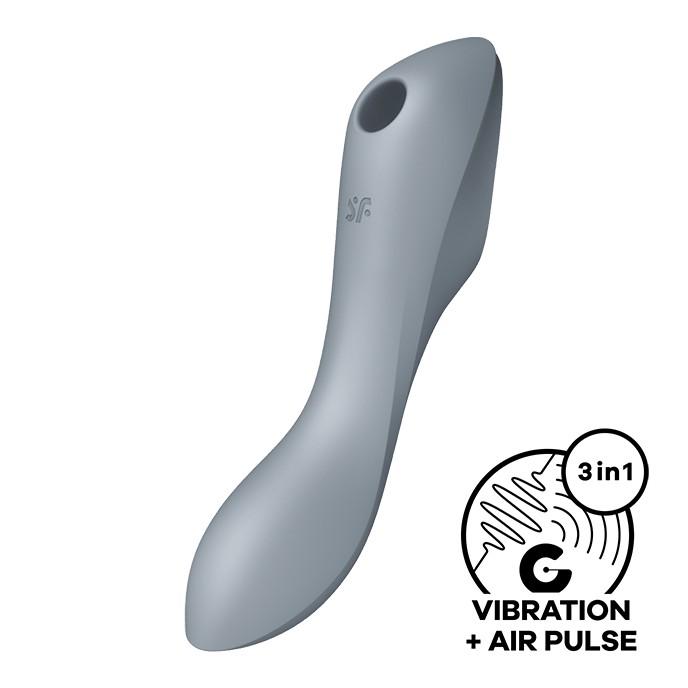 SATISFYER CURVY TRINITY 3 VIBRATOR GREY