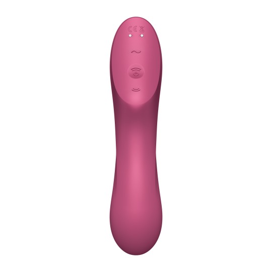 SATISFYER CURVY TRINITY 3 VIBRATOR RED