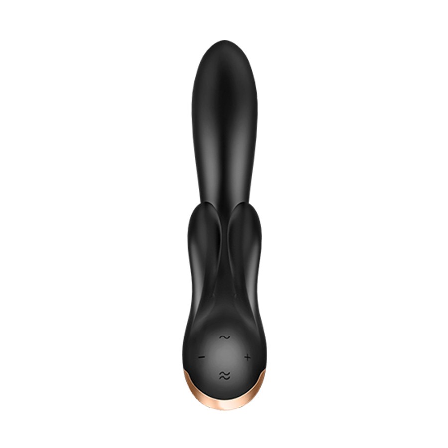 VIBRATORE DOPPIO FLEX CON APP SATISFYER NERO