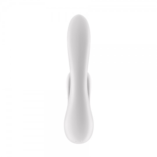 VIBRADOR DOUBLE FLEX COM APP SATISFYER BRANCO