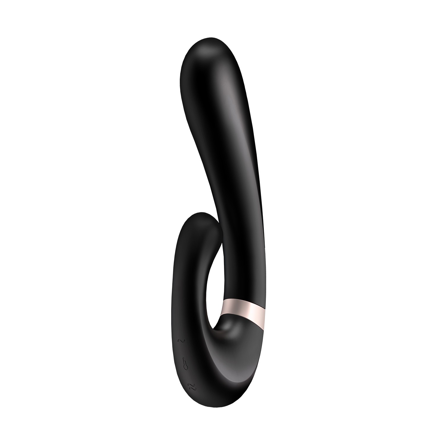 VIBRATORE A ONDA DI CALORE CON APP SATISFYER NERO