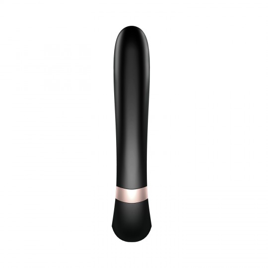 VIBRATORE A ONDA DI CALORE CON APP SATISFYER NERO