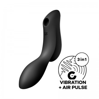 SATISFYER CURVY TRINITY 2 VIBRATOR BLACK