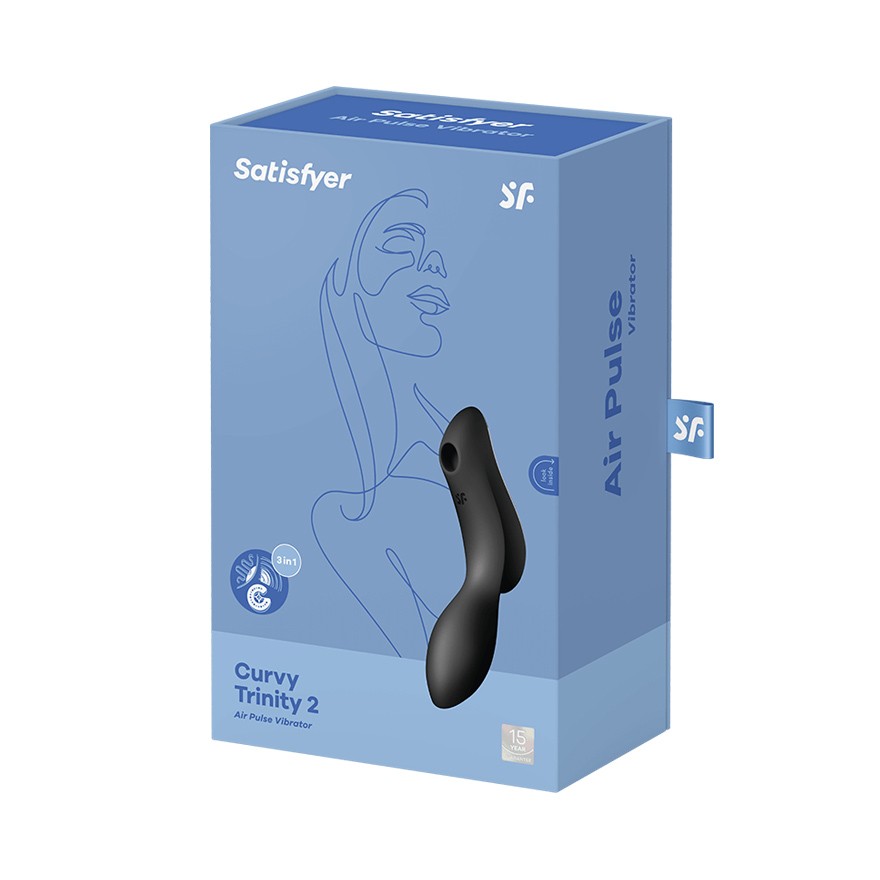 DILDO CURVY TRINITÀ 2 SATISFYER NERO