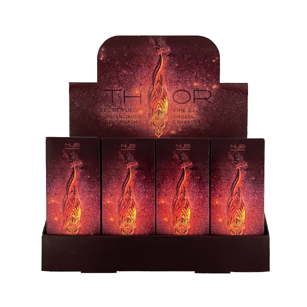 PACK DE 20 GEL ESTIMULANTE COM EFEITO CALOR THOR NUEI 10ML